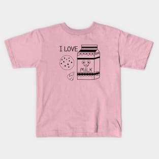 Milk with cookies Kids T-Shirt